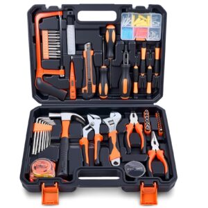 160 Piece Tool Set, Basic Home and Car Tool Kit with Tool Box, Automotive Apa...