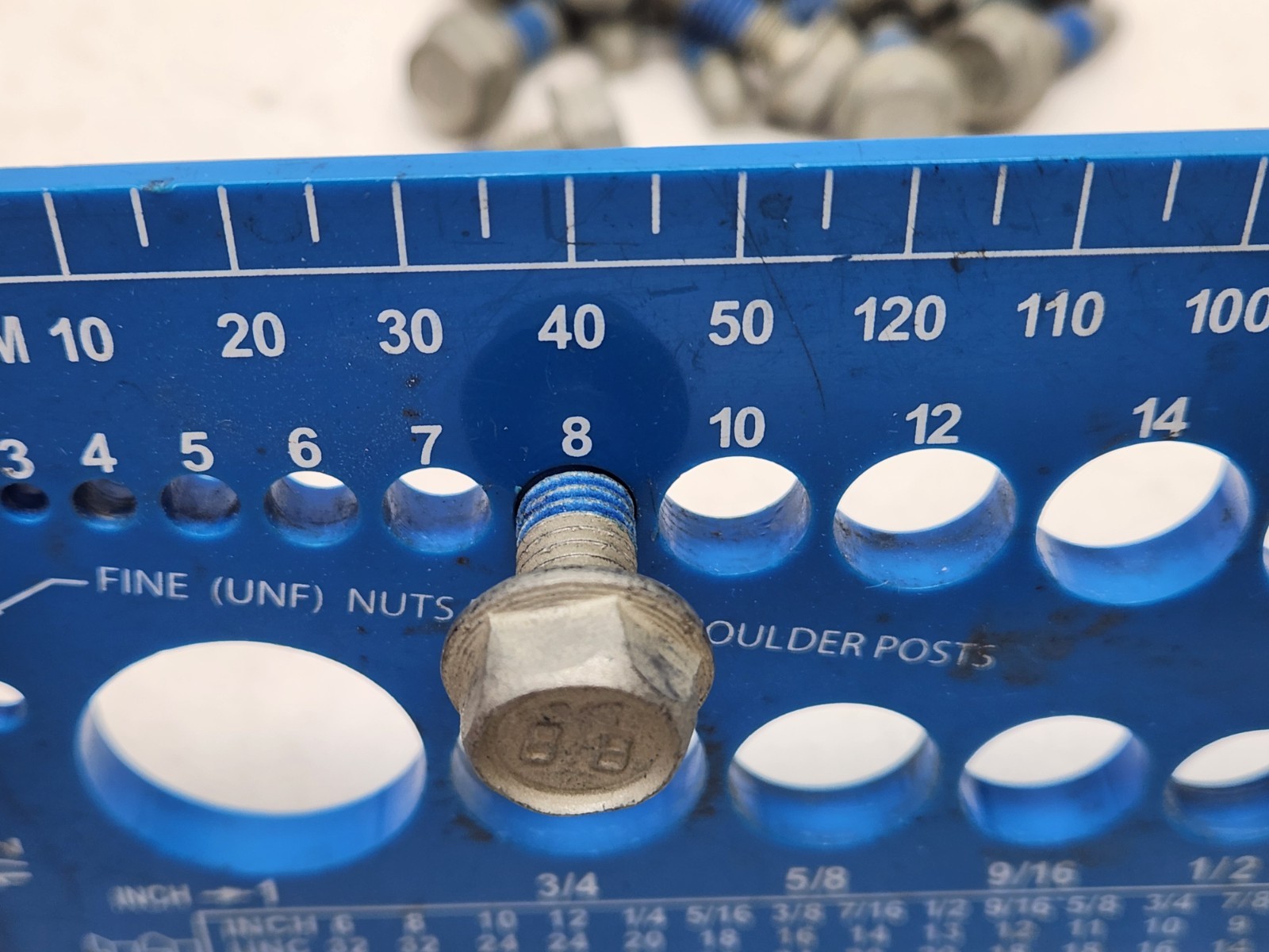 25 -M8-1.25 x 20mm (4mm Dog Point) Metric Hex Flange Bolts Galvanized Grade 8.8 - Image 4