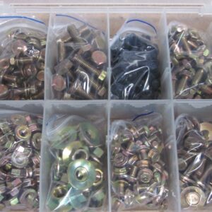 625 Piece Metric Automotive Car Restoration Nut and Bolt Kit M5 M6 M8