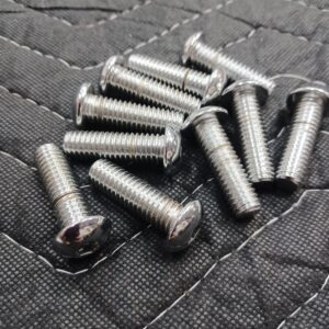 3/8-16 X 1-1/4 Chrome button head bolts Qty 10 Pcs