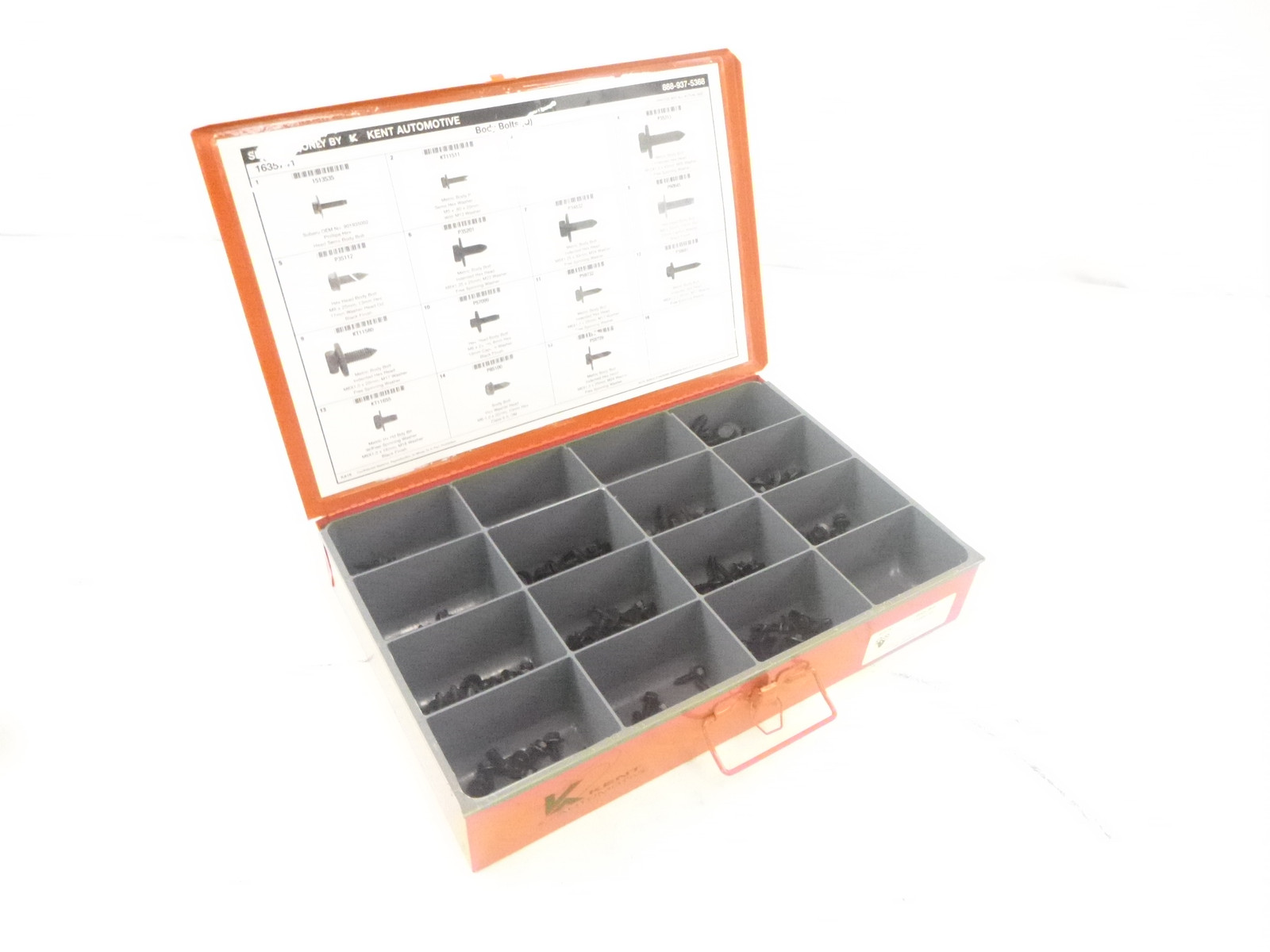 Kent Automotive Asmt Of 14 Types Body Bolts For Hardware & Electrical Kit KL2000