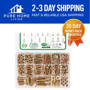 Luxury 775PCS Alloy Steel Grade 8.8 Bolts and Nuts - Perfect for Automotive Use
