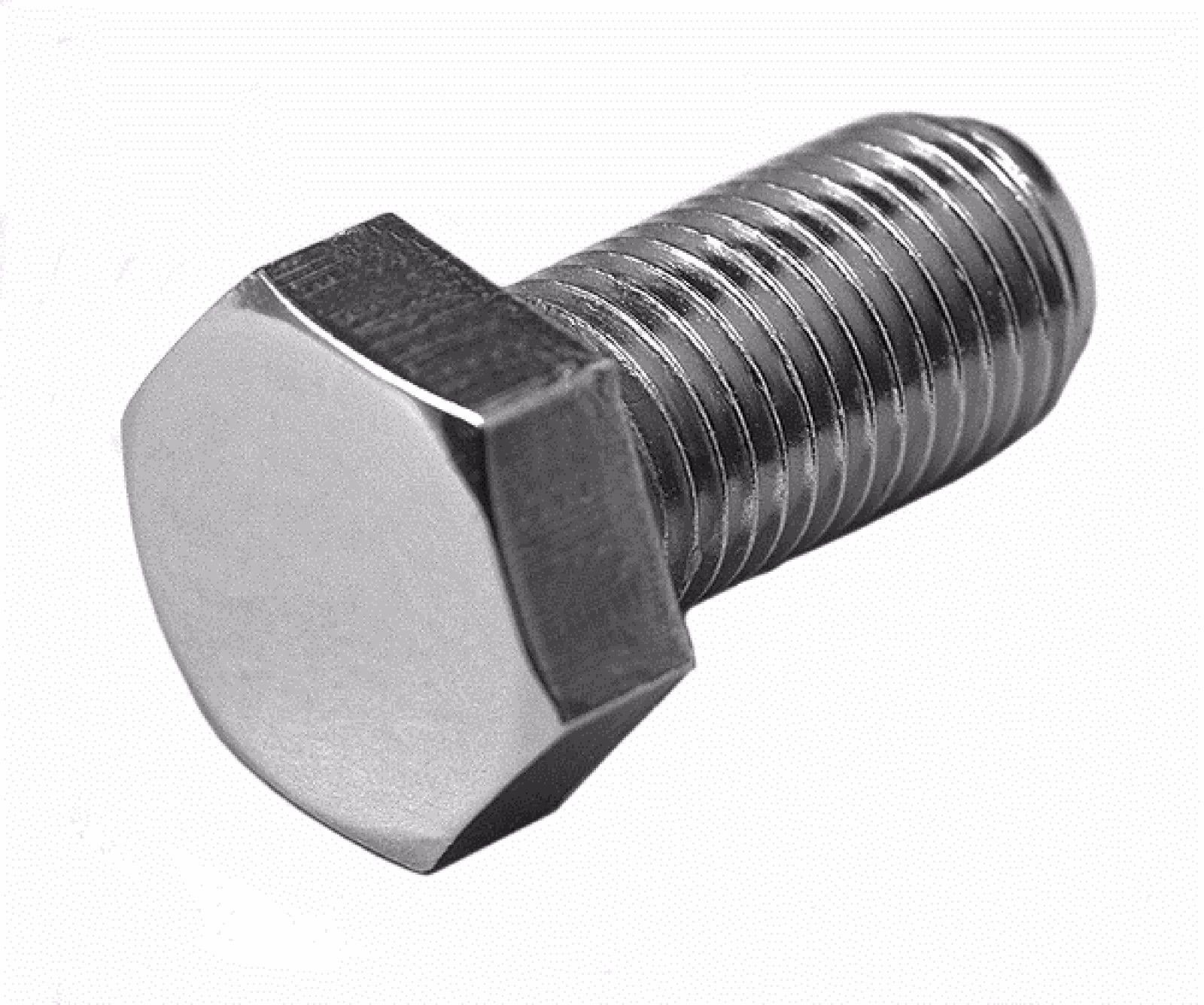 5/8-18 X 2 1/2" Automotive Chrome Hex Head Grade 5 Bolts 2pcs