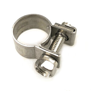 Fuel Hose Clips Nut & Bolt W4 Stainless Steel Mini Metal Petrol Pipe Clamps