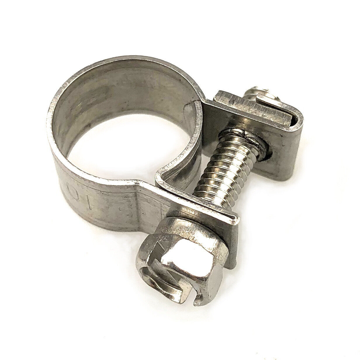 Fuel Hose Clips Nut & Bolt W4 Stainless Steel Mini Metal Petrol Pipe Clamps