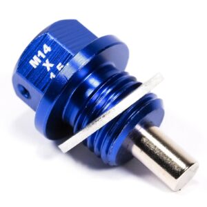 Blue M14 x 1.5mm Magnetic Sump Drain Plug Oil Screw Car Automotive Universal