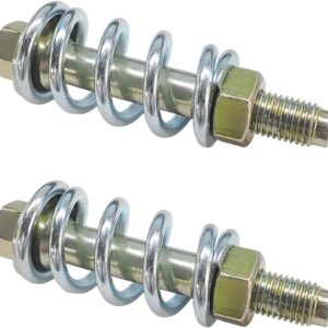 2 PCS Exhaust Bolt and Spring, Automotive Premium Grade Exhaust Spring Screw