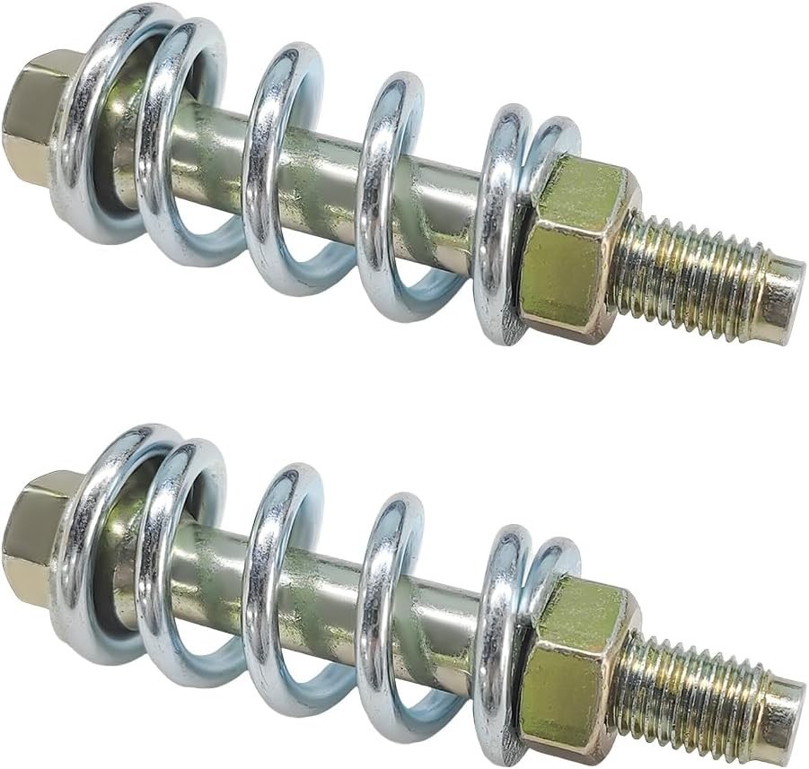 2 PCS Exhaust Bolt and Spring, Automotive Premium Grade Exhaust Spring Screw