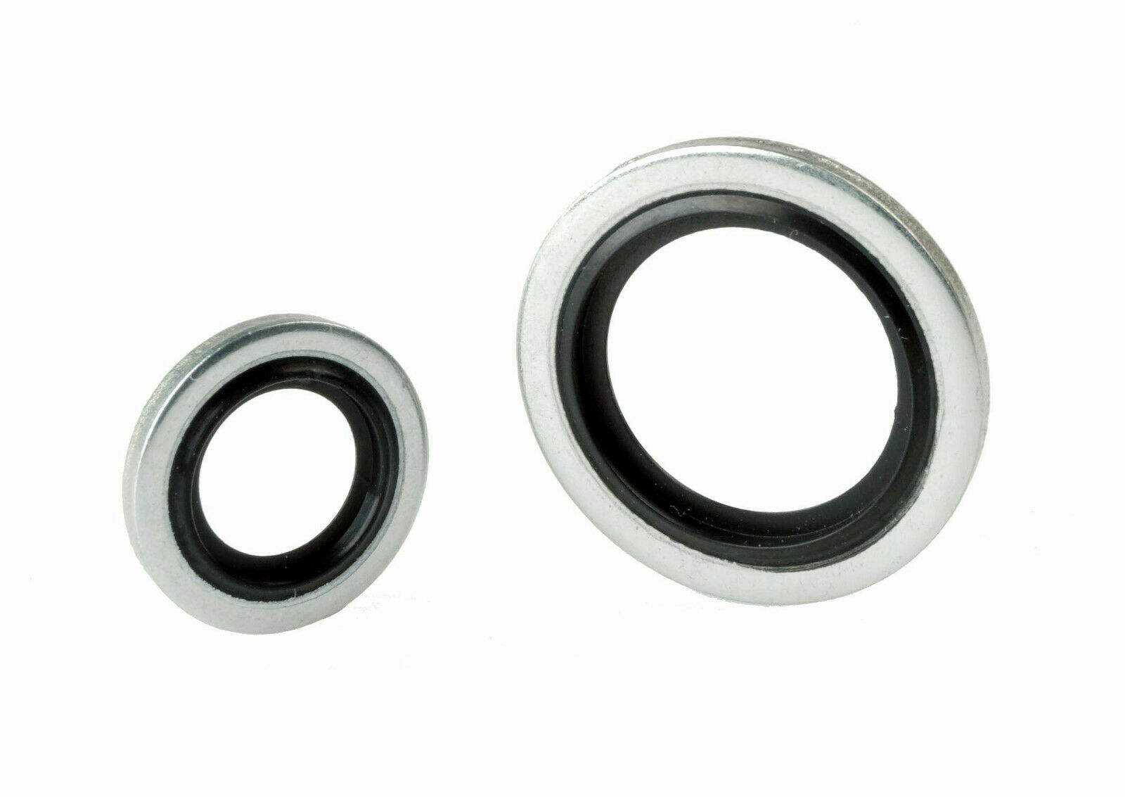 90Pcs Bonded Seal Gasket Washers Automotive Washers Zinc Plated Assortment - Image 2