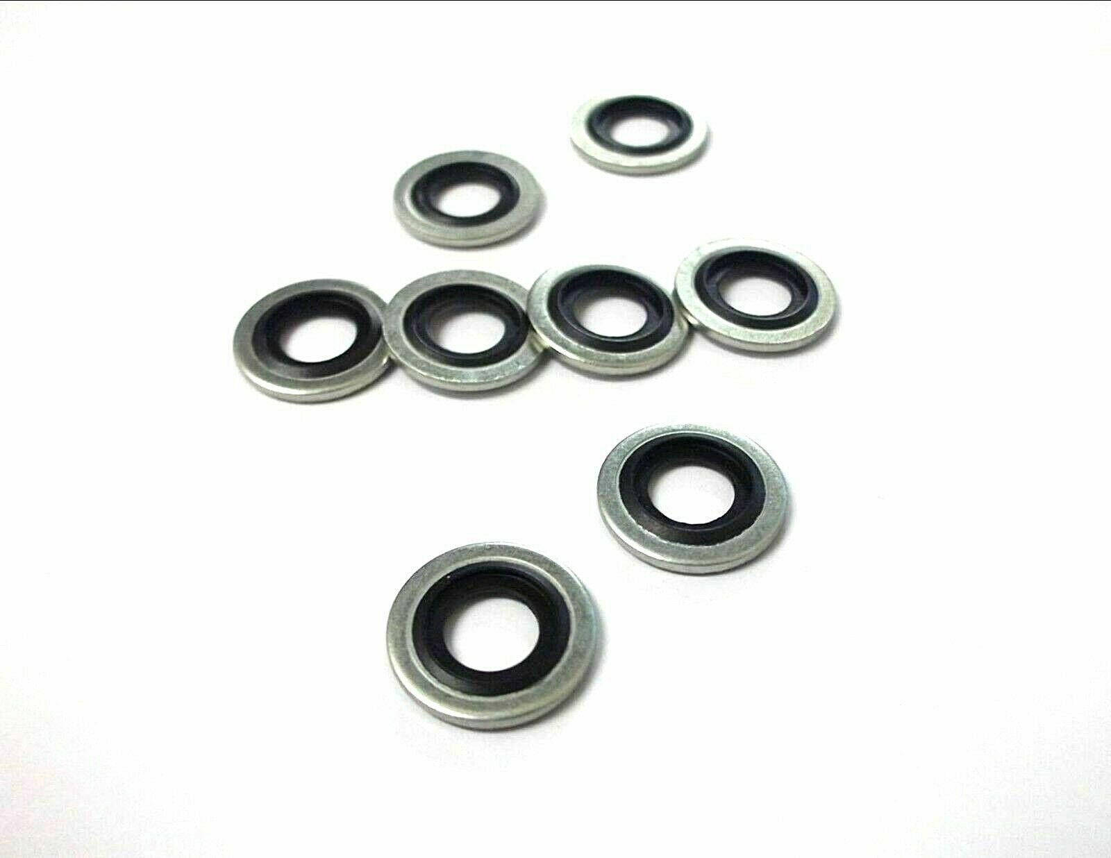 90Pcs Bonded Seal Gasket Washers Automotive Washers Zinc Plated Assortment - Image 3