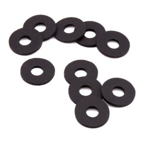6mm ID x 16mm OD x 3mm NBR Rubber Flat Washers Electrical Auto Panel Service