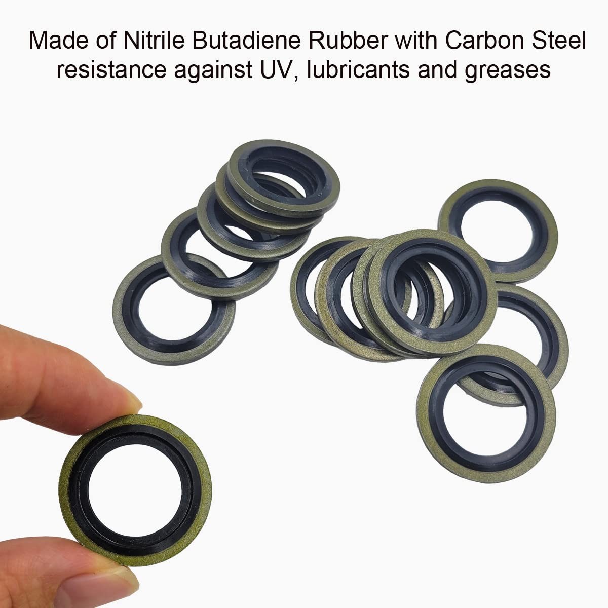 199 Pcs Automotive Self-Centered Bonded Seal Gasket Oil Washer Assortment Kit - Image 4