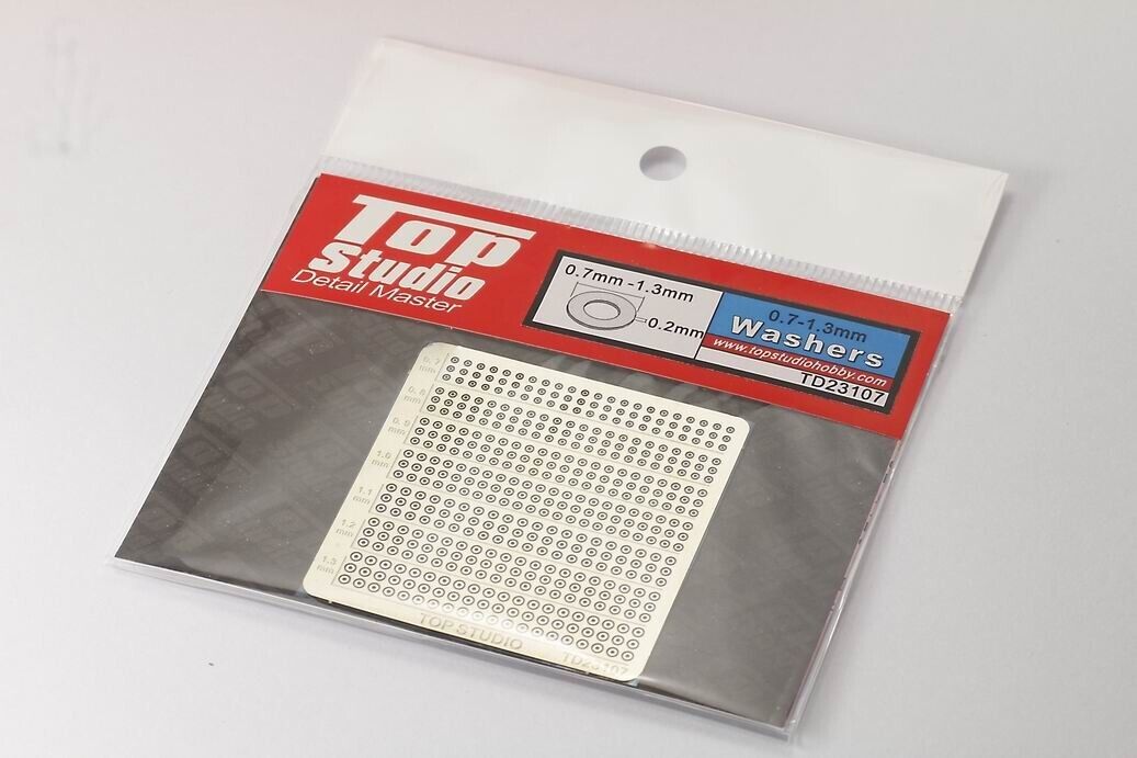 Top Studio 0.7mm - 1.3mm Washers - Detail-Up Item # TD23107 - Image 2