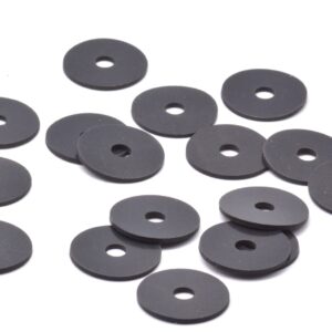1/4" ID x 1" OD x 1/16" Thick Industrial Grade Rubber Flat Washers – HD