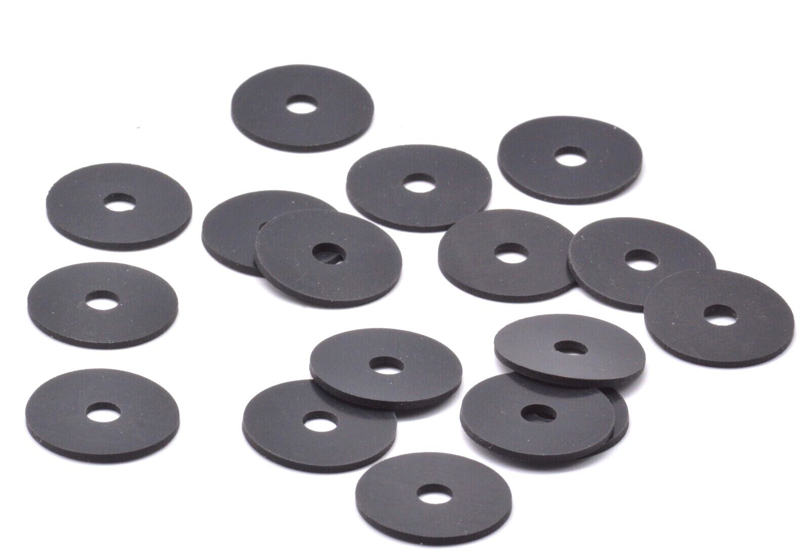 1/4" ID x 1" OD x 1/16" Thick Industrial Grade Rubber Flat Washers – HD
