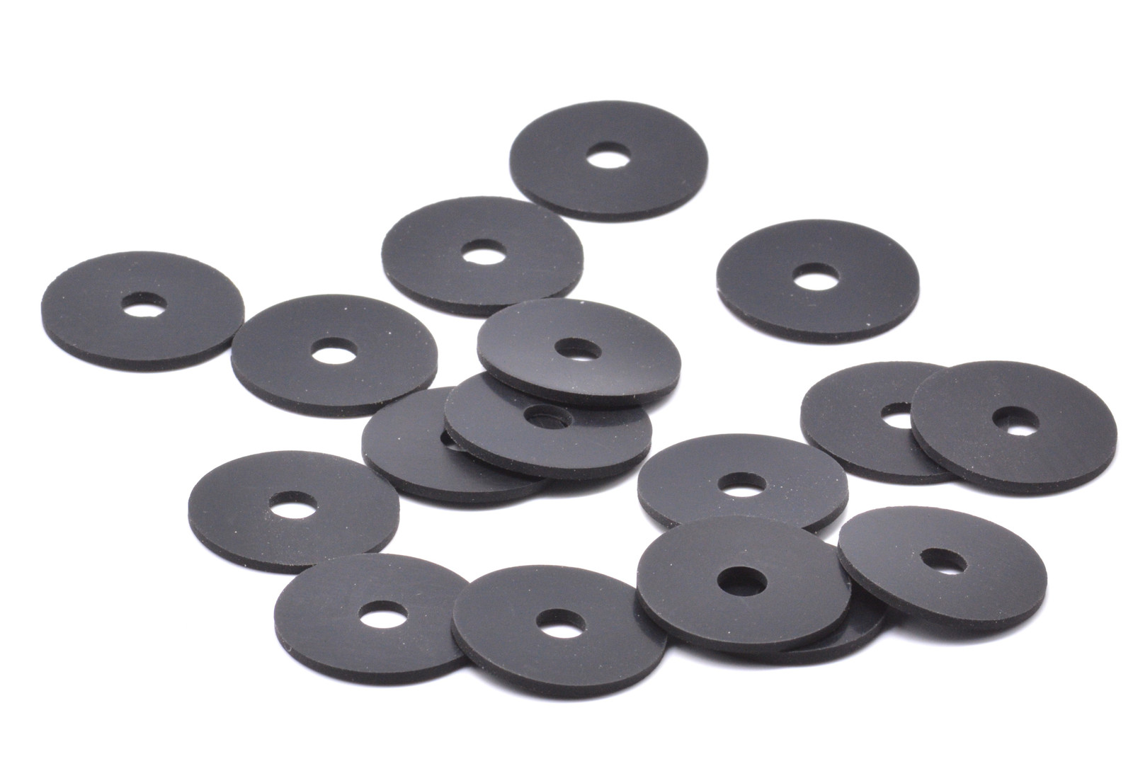 1/4" ID x 1" OD x 1/16" Thick Industrial Grade Rubber Flat Washers – HD - Image 3