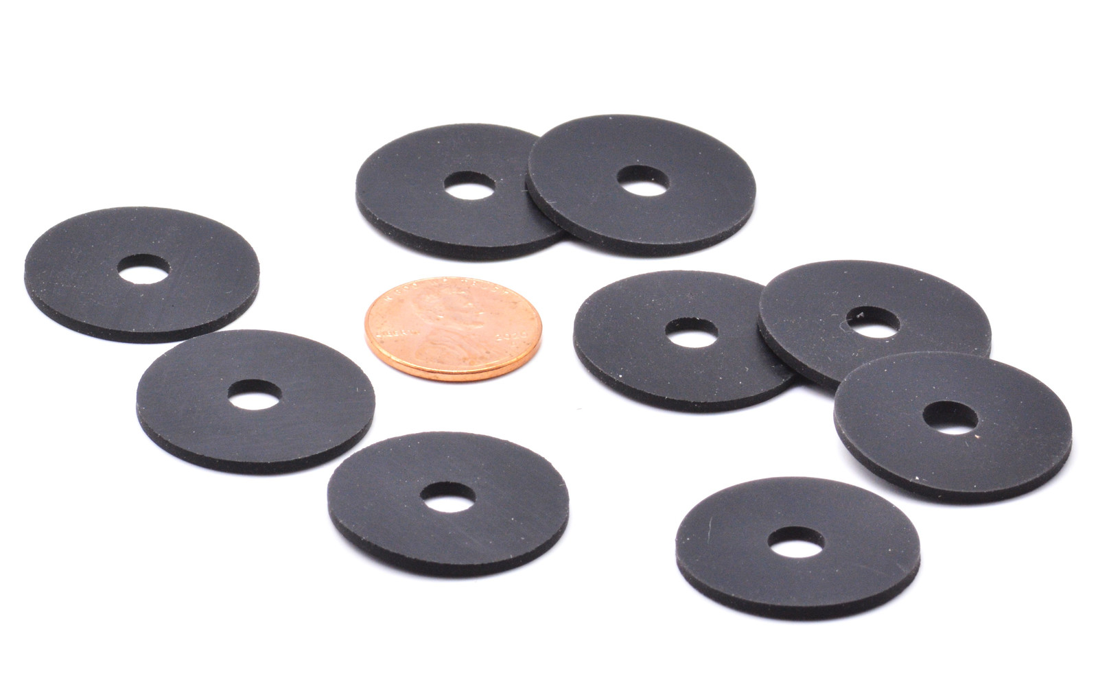 1/4" ID x 1" OD x 1/16" Thick Industrial Grade Rubber Flat Washers – HD - Image 4