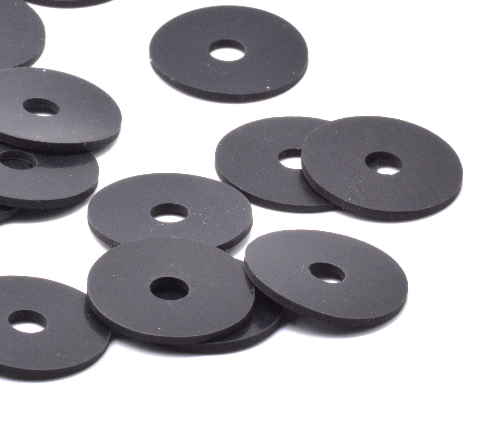 1/4" ID x 1" OD x 1/16" Thick Industrial Grade Rubber Flat Washers – HD - Image 5
