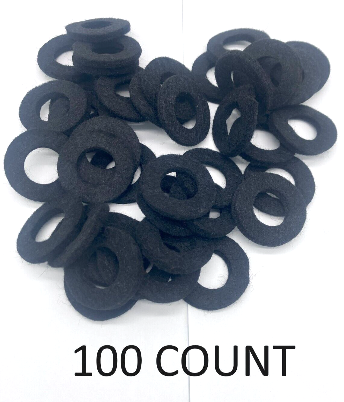100 Black Negative Automotive Battery Post Corrosion Preventative Washers