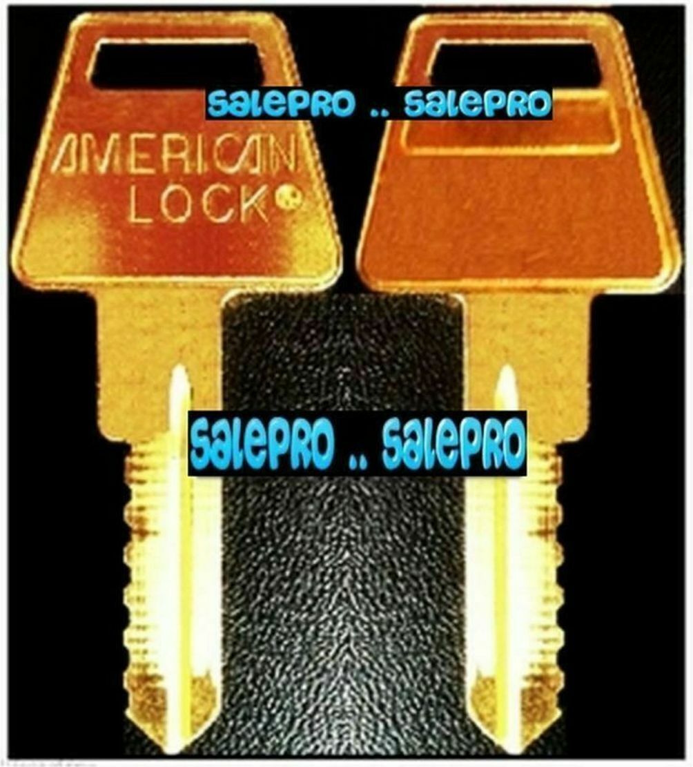 USA AMERICAN LOCK ORIGINAL 6 PINS #R NEW BLANK KEY WHOLESALE BRAND NEW