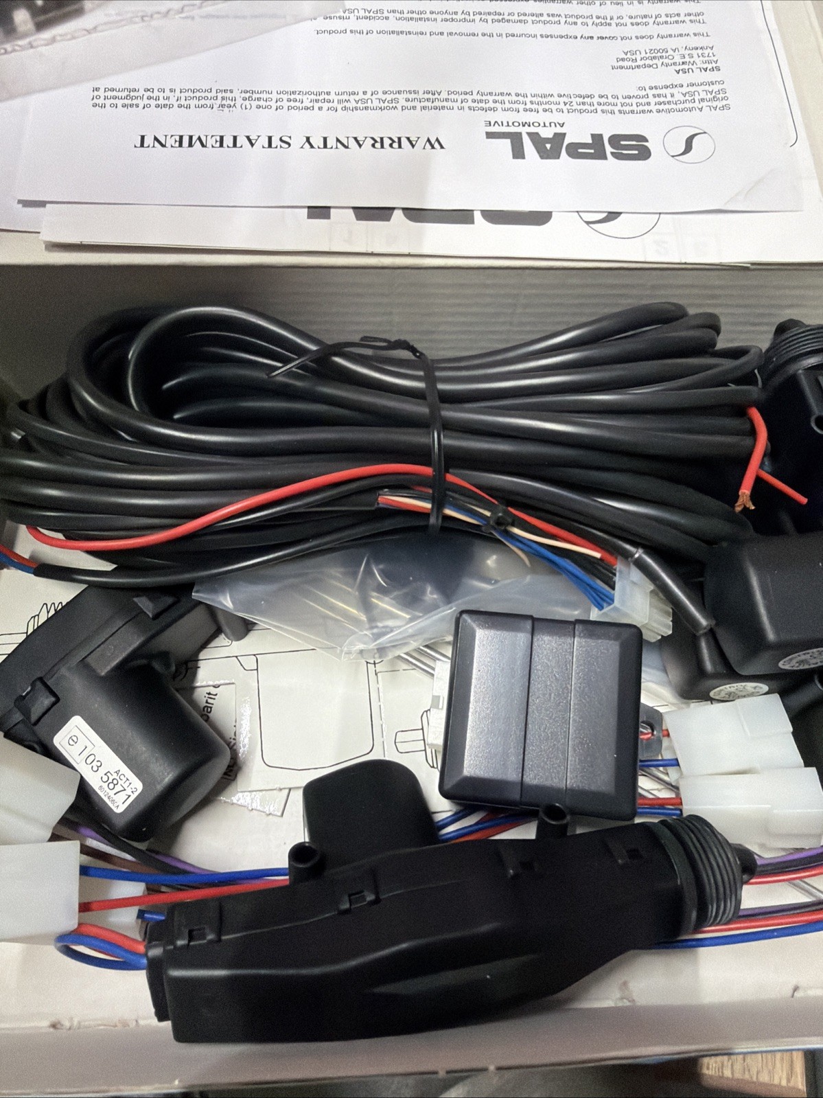 SPAL Automotive USA Power Door Lock Kits 37000149 Made In Italy - Image 2