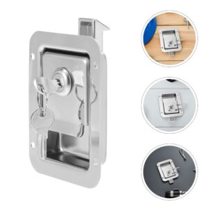 2 Sets Recessed Flush Door Lock Trailer Ramp Latch Automotive Supply