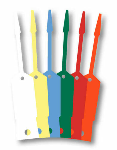 SELF-LOCK ARROW ID VINYL KEY TAGS 1000 PER PACK FORM # SLKT PLASTIC DEALER CAR