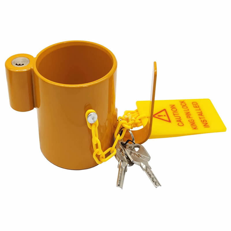 5th Wheel King Pin Lock Solid Steel Anti Theft for RVs, Semi Trailers and Camper - Image 3