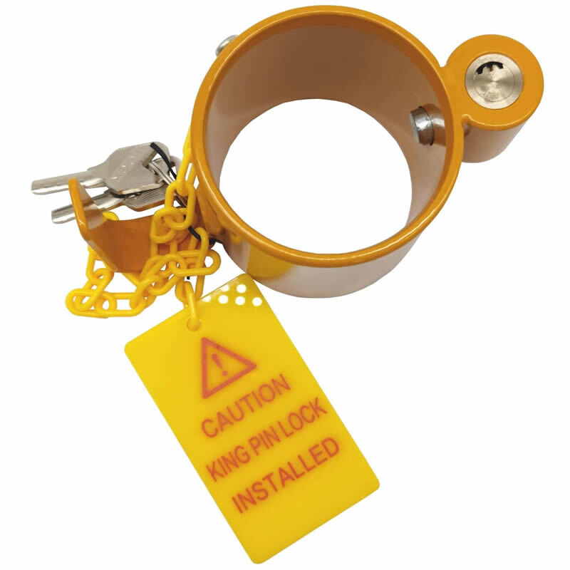 5th Wheel King Pin Lock Solid Steel Anti Theft for RVs, Semi Trailers and Camper - Image 5