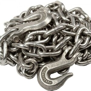 3/8" X 25' Heavy Duty Tow Chain Automotive Truck Towing 25ft Log Chain