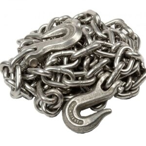 3/8" X 25' Heavy Duty Tow Chain Automotive Truck Towing 25ft Log Chain