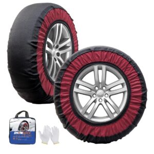 Automotive Snow Socks Tire Chains-Tire Snow Socks for Car truck SUV (KE73)
