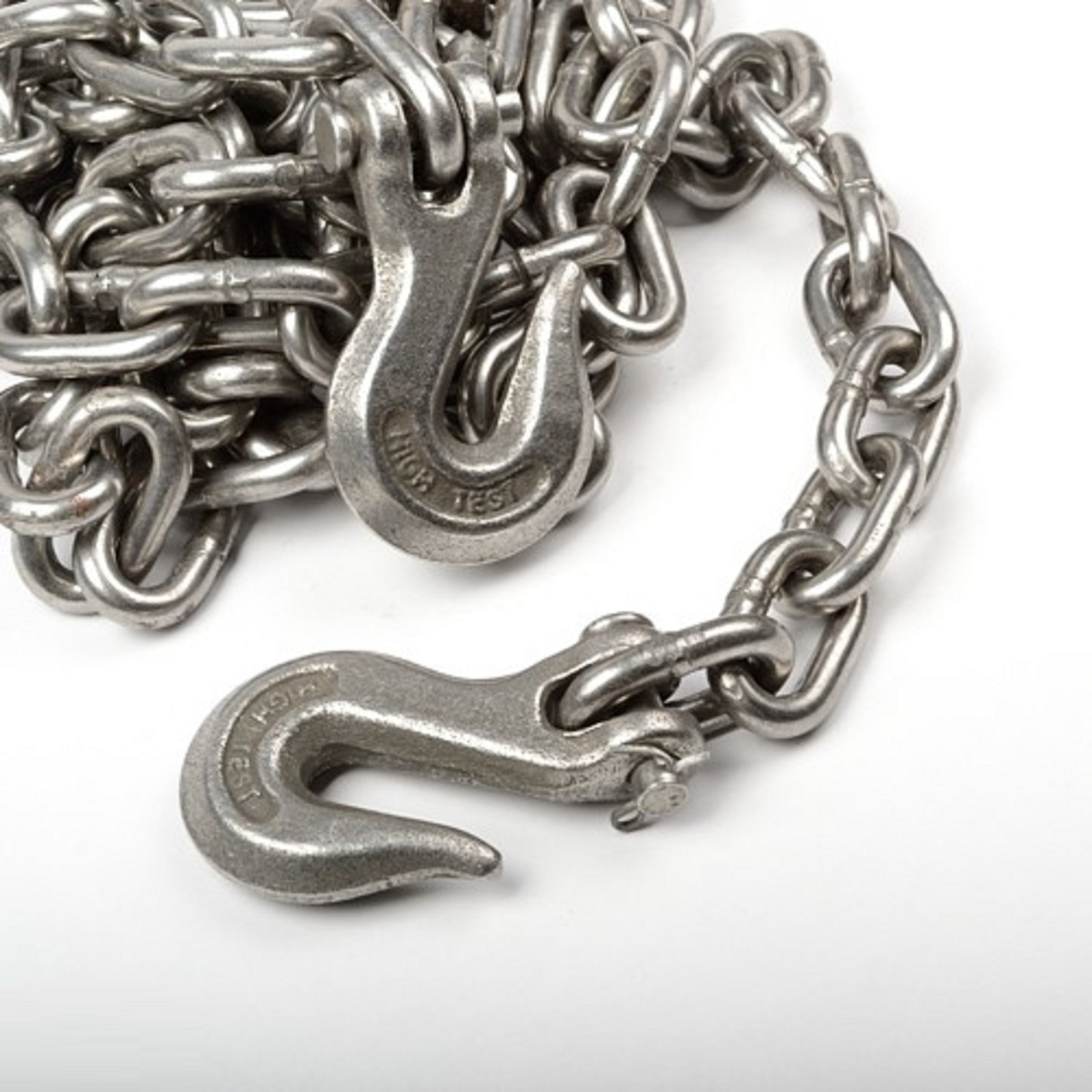3/8" X 14' Heavy Duty Tow Chain Automotive Truck Towing 14ft Log Chain