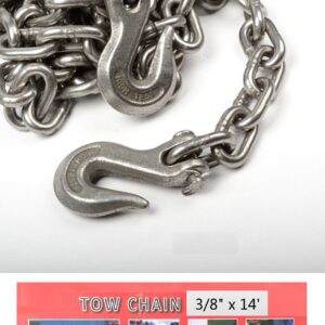 3/8" X 14ft Tow Chain Automotive Truck Towing Log Chain