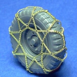 Minor 1/35 Tyre chains for German Krupp Protze 6x4 truck (4 units) 351025