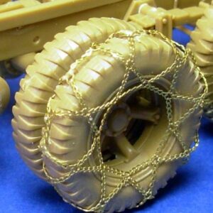 Minor 1/35 Tyre chains for German 3 ton 6x4 truck (Henschel-Krupp) (4 ) 351033