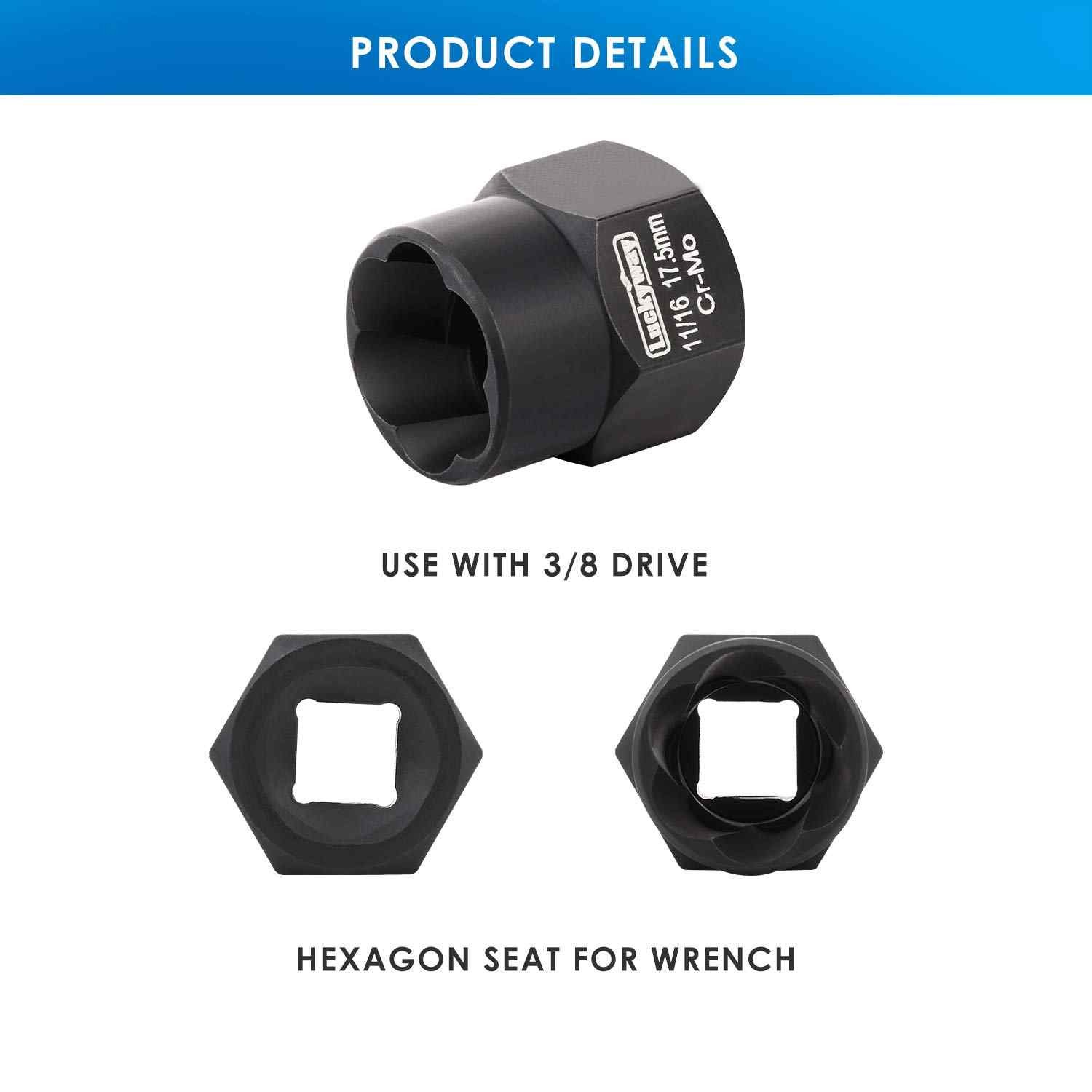 Kit PRO 13 Dados Impacto Extractores Tuercas Pernos Barridos Taller Auto 3/8" - Image 2