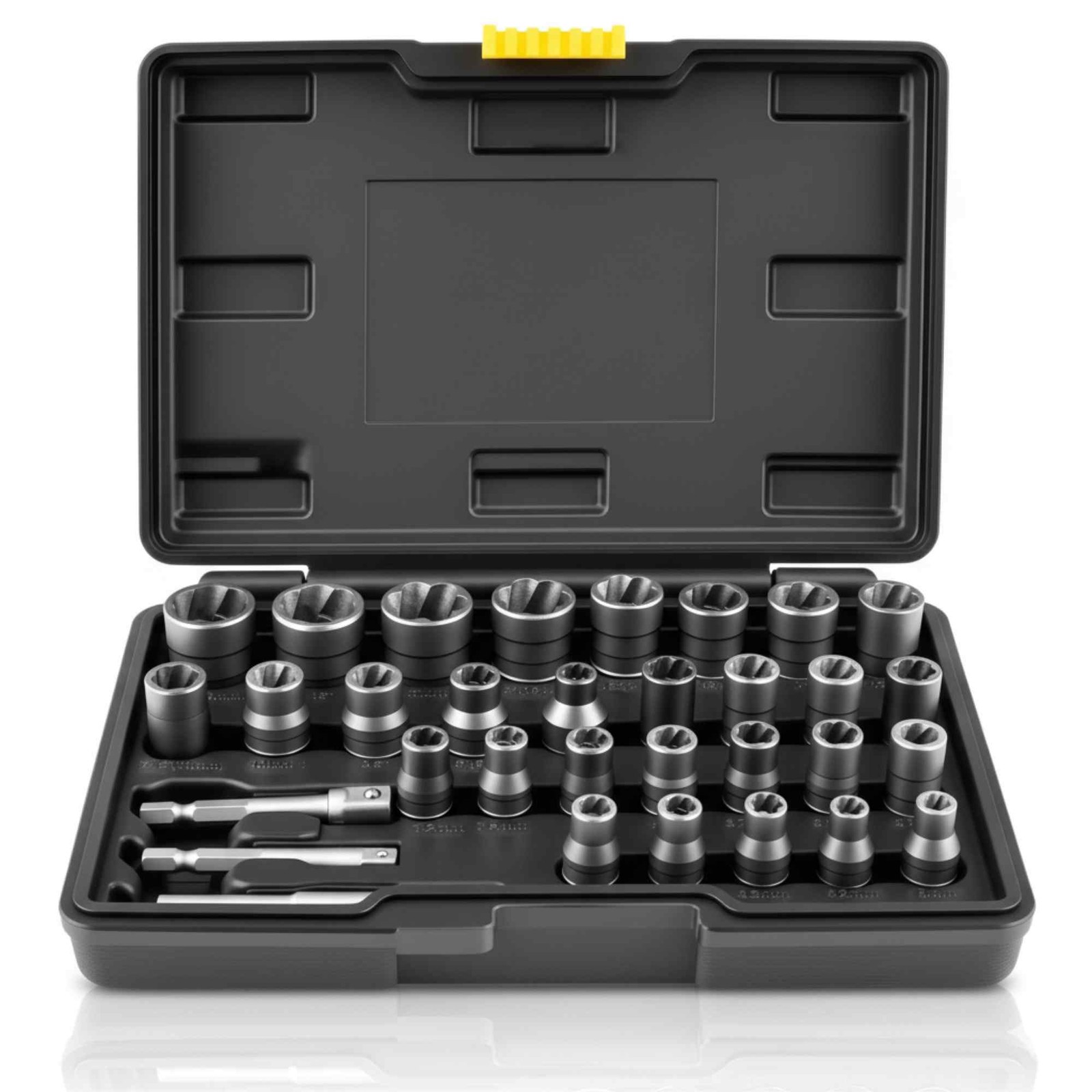 Kit 32 Extractores Tuercas Barridas Pernos Rotos Taladro Impacto Taller Macanico