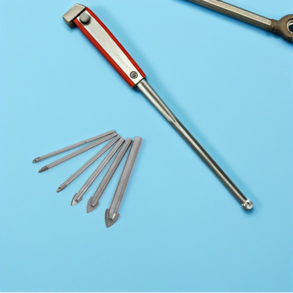 6 Pcs Car Windshield Repair Drill Bits Automotive Windscreen Tool - Image 4