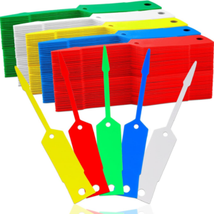 1000 Self-Lock Arrow ID Key Tags for Automotive, Office, Car Parts, Key Rings (4