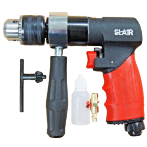 SLAIR 1/2" Pneumatic Air Drill Reversible xx658 for Metal, Wood, Automotive