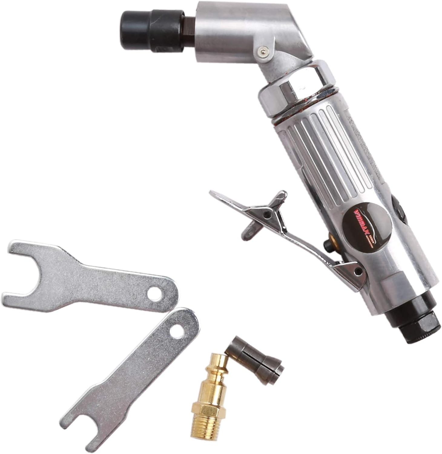 Pro 120° 1/4" Air Angle Die Grinder Cutting Grinding Built-in Regulator