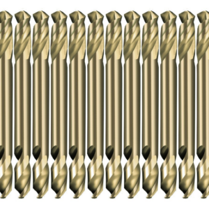 20Pcs Double End Cobalt Drill Bit Stubby Metalworking HSS M35 Drill Steel Metal