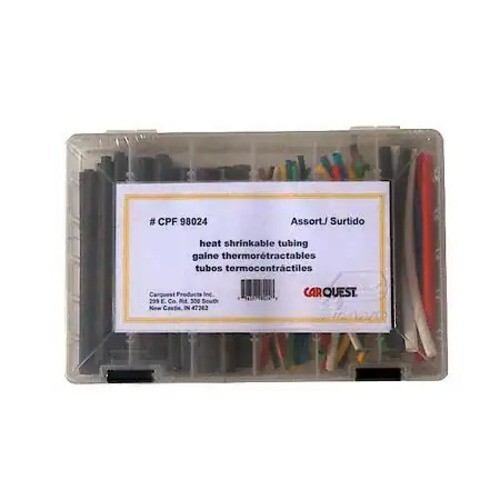 Carquest HD Heat Shrink Tubing Assortment Kit 98024 for Automotive Wiring