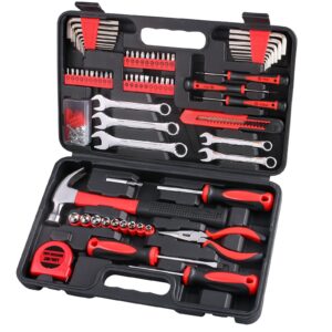175-Piece Multi-Purpose Automotive and Household Tool Kit in Toolbox Storage ...