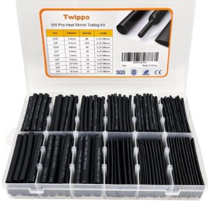 Heat Shrink Tubing Kit 355pcs - 31 Dual Wall Adhesive Lined - Electrical Wate...