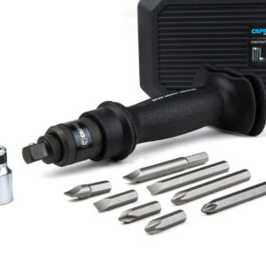 Capri Tools 1/2-in Drive Premium Impact Screwdriver Set with Bits, 10-Piece