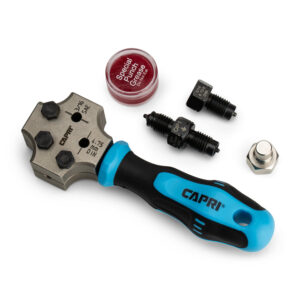 Capri Tools 3/16" Dual Head Flaring Tool, ISO Bubble Flare and SAE Double Flare