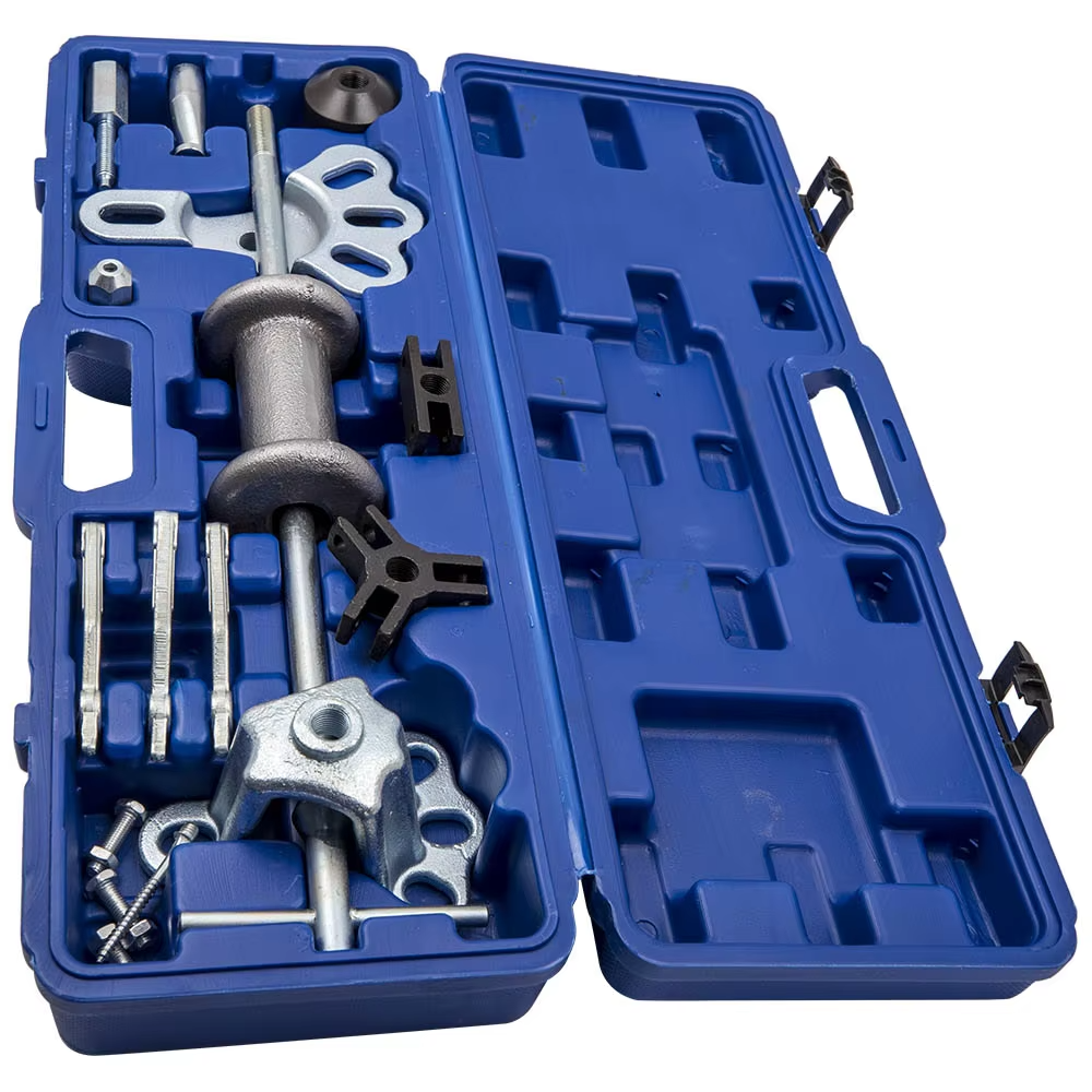 17pcs Slide Hammer Dent Puller Kit Wrench Adapter Axle Bearing Hub Auto Tools - Image 5