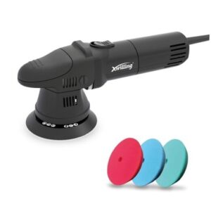 Buffer Polisher, 5-Inch 8MM Dual Action Random Orbital Car Polisher Da8-black